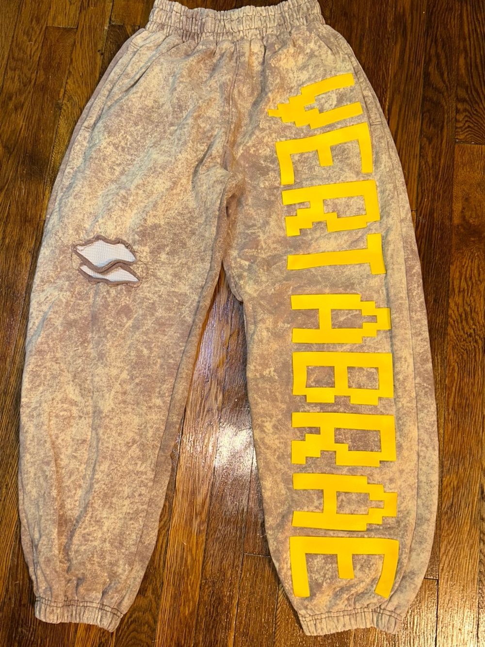 Vertabrae C2 Distressed Sweatpants Size XXL